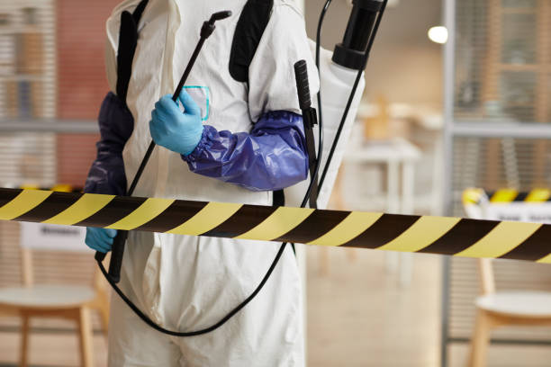 Professional Biohazard Cleanup technician working in Virginia, IL